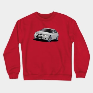 MG ZT in Silver Crewneck Sweatshirt